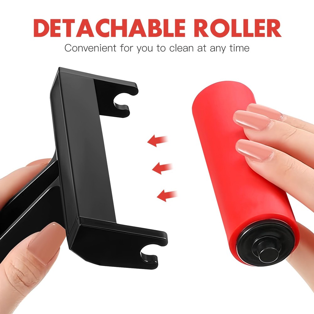 10 PCS Red Mini Printmaking Brayer Hard Rubber Applicator Craft Roller Tools