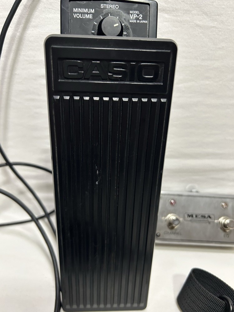 Casio Volume Pedal +Mesa Boogie footswitch and adjustable guitar strap Bundle