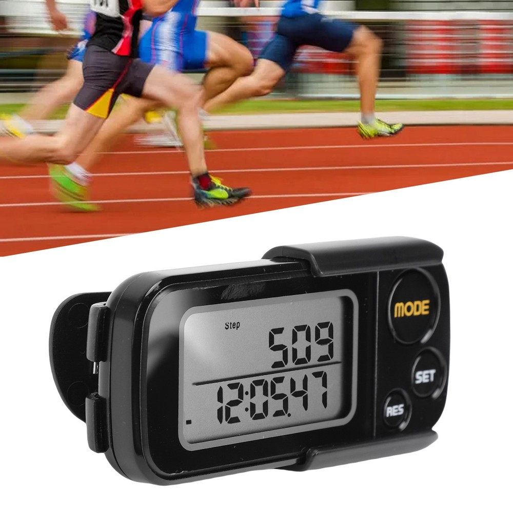 Walking 3D Pedometer With Large Digital Display 30 Days Memory Accurate Step