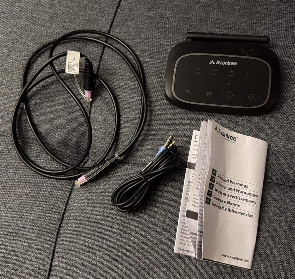 Avantree Oasis Plus Bluetooth Transmitter Receiver - BTTC-500P