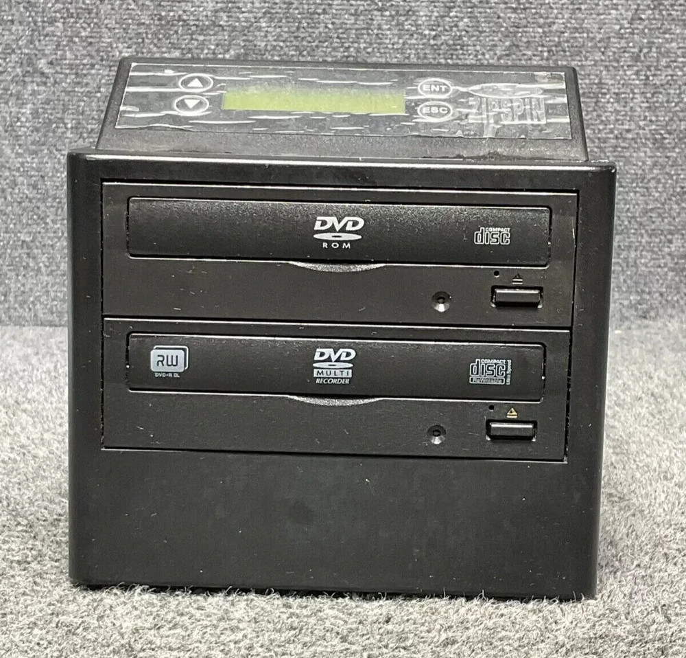 PDE Tech ZipSpin  CD/DVD Disc Duplicator DVD121 Compact Professional Black