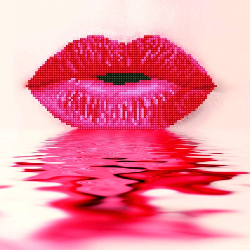 Diamond Dotz Hot Lips Diamond Painting Kit