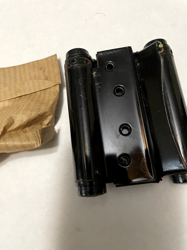 vintage 4" double acting spring butt hinges? screws .nos