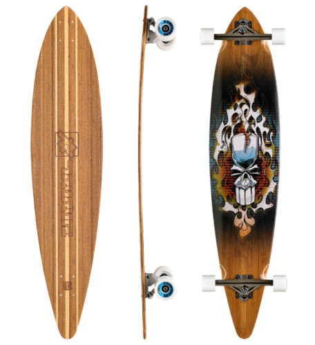 Trurute Steelhead Pin Tail Longboard (Deck Only)