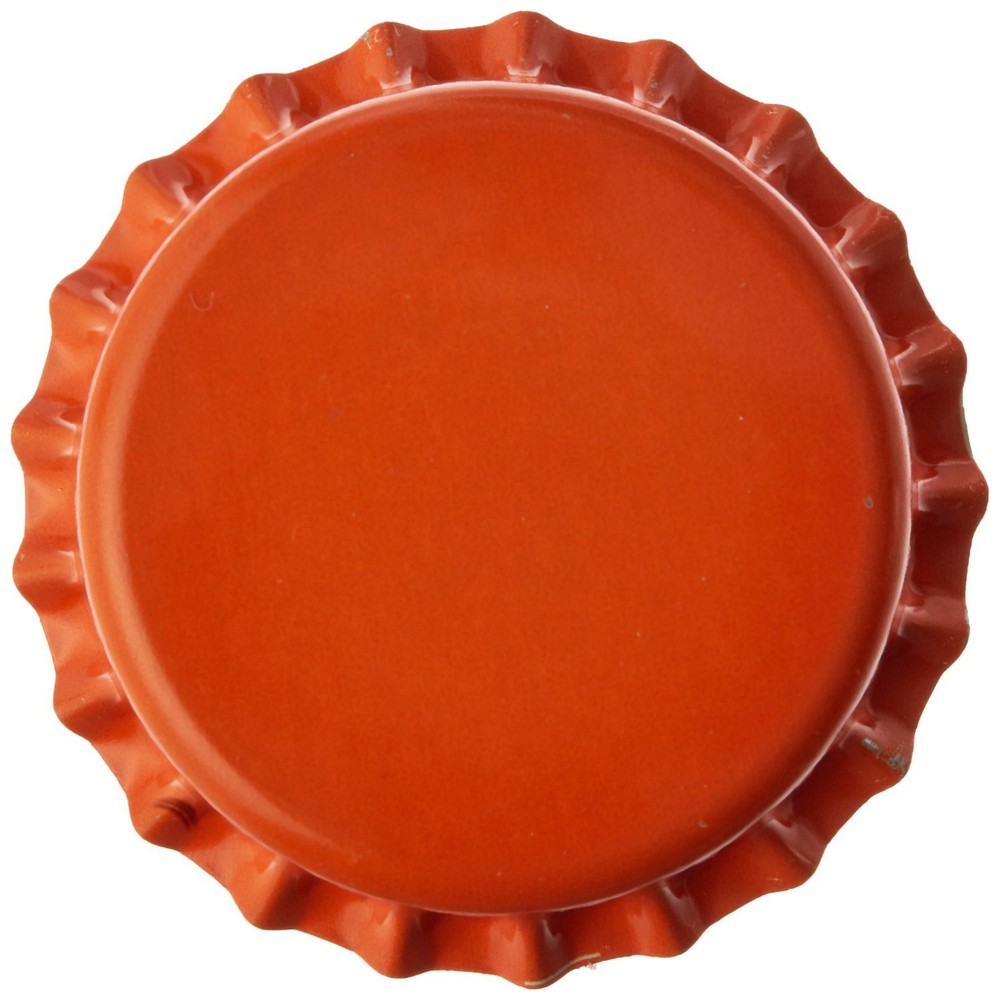 Plain Orange Caps - 144 Ct.