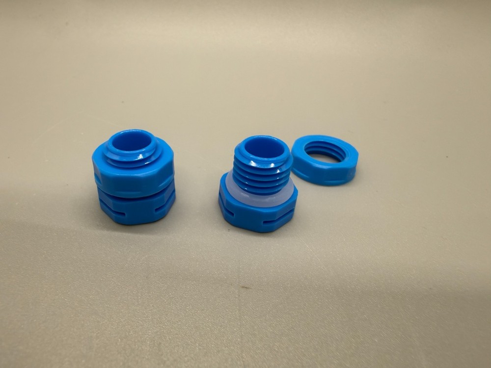 2 Pcs Blue Dustproof Waterproof Breather Screw Air Vent, M12x1.5 Pressure Valve