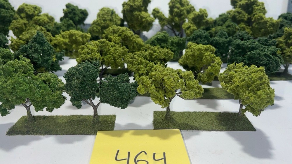 Handmade Model Trees 🌳 Diorama Scenery with Bases Lot 4