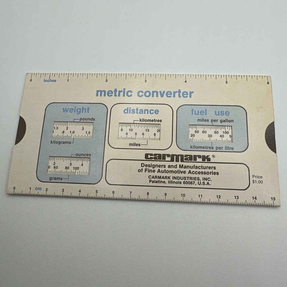 carmark metric conveter