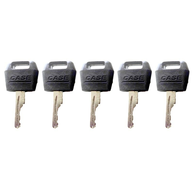 5pk for Case Tractor BACKHOE LOADER Dozer Skid Steer Combine ignition keys