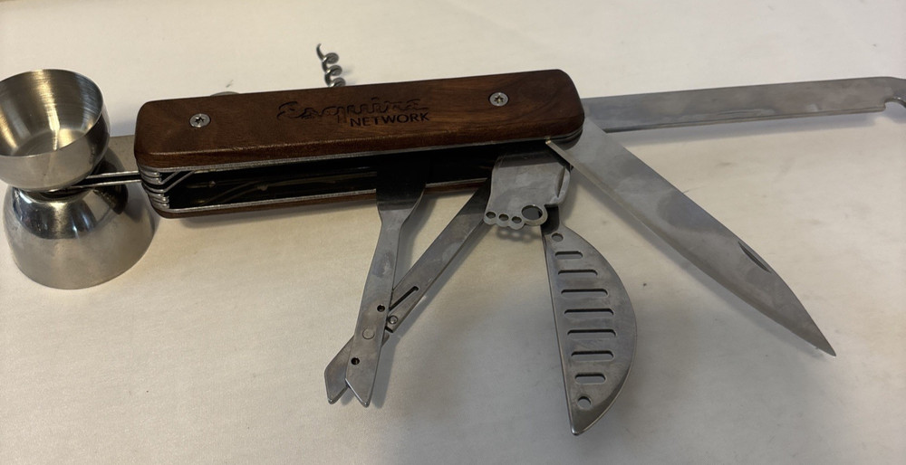 Esquire Network 9 IN 1 COCKTAIL MULTI TOOL, BARTENDER MUST HAVE KITCHEN ITEM