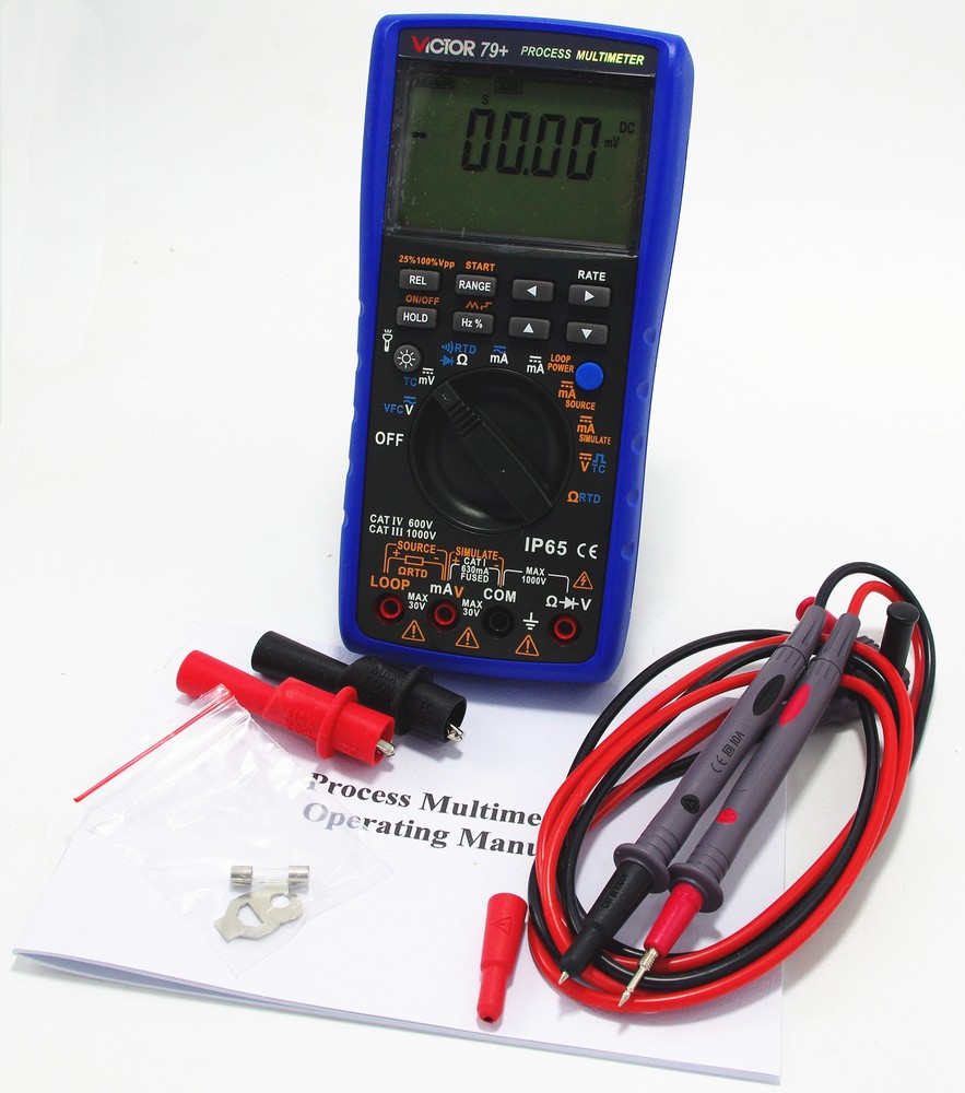 VC79+ Multifunctional digital multimeter Process meter signal source calibrator