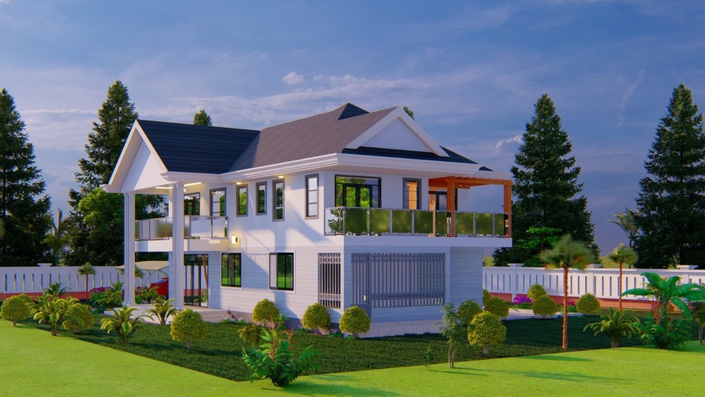 4 Bedroom House Plan [modern ]