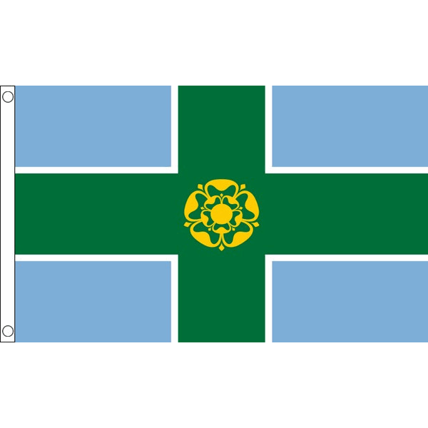 Derbyshire Derby Flag Table Hand Flags Bunting Party Windsock Scrunchie Displays