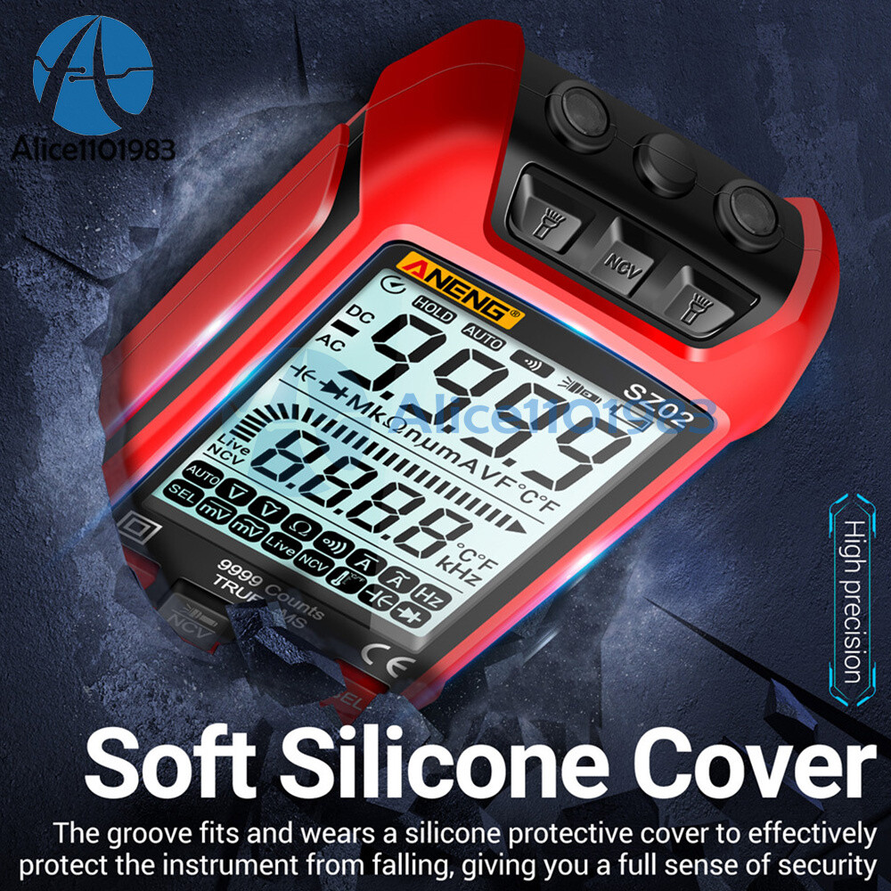 Digital Multimeter Voltmeter Resistance Capacitance Temp Transistor Tester