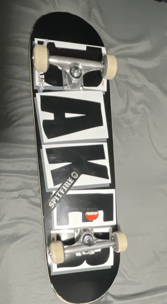 Baker Complete Skateboard Black White Wood Manual Power Source