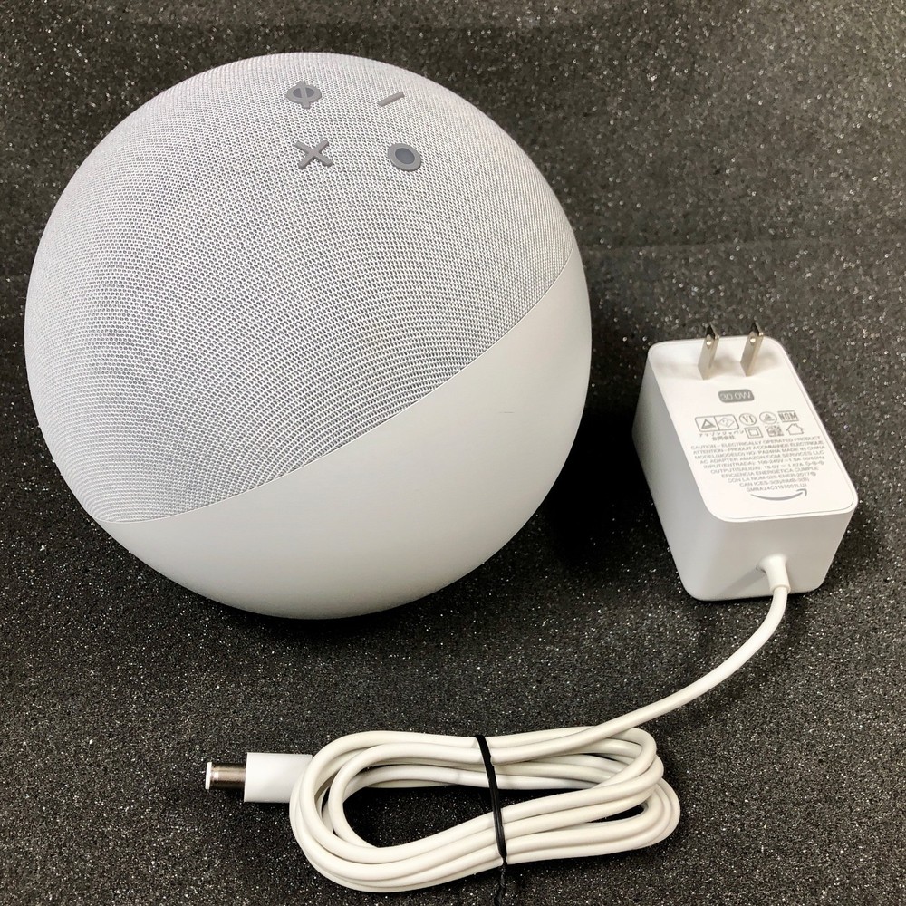 Amazon Echo 4th Gen Bluetooth Smart Speaker L4S3RE – White