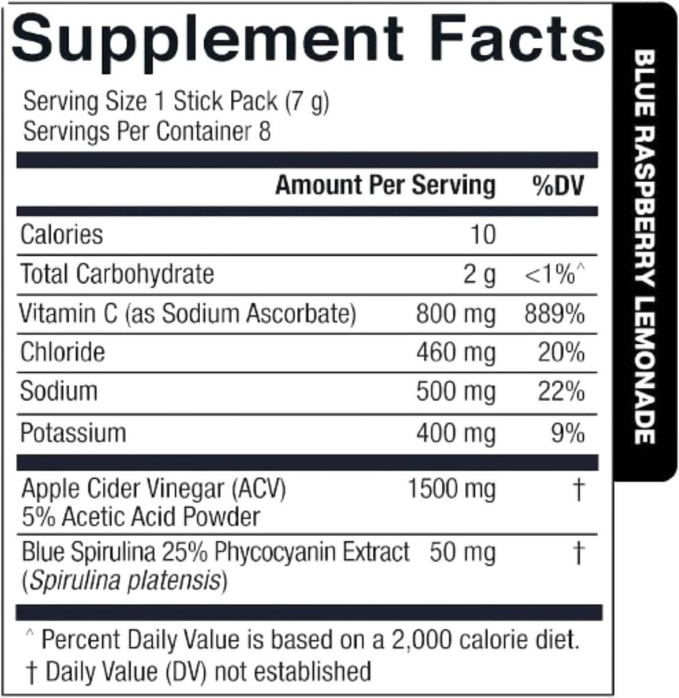 Essential Elements Hydration Packets Electrolytes Powder Sugar Free 24 Sticks AC
