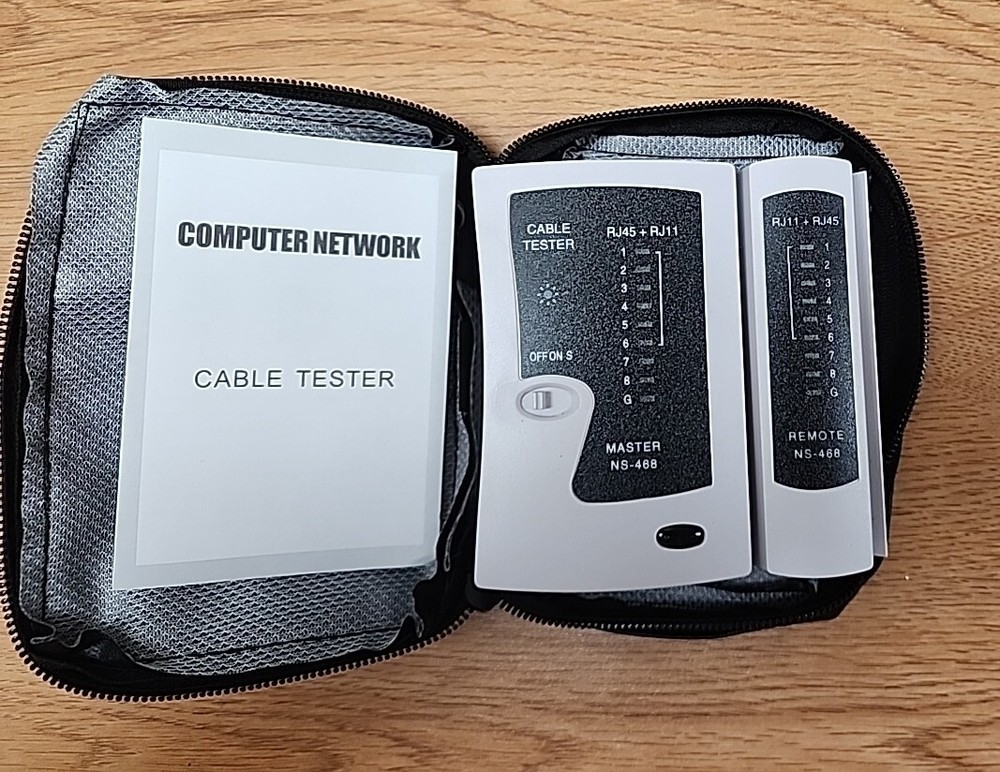 Cable Tester Computer Network Master NS-468 (B, N) Removable Remote