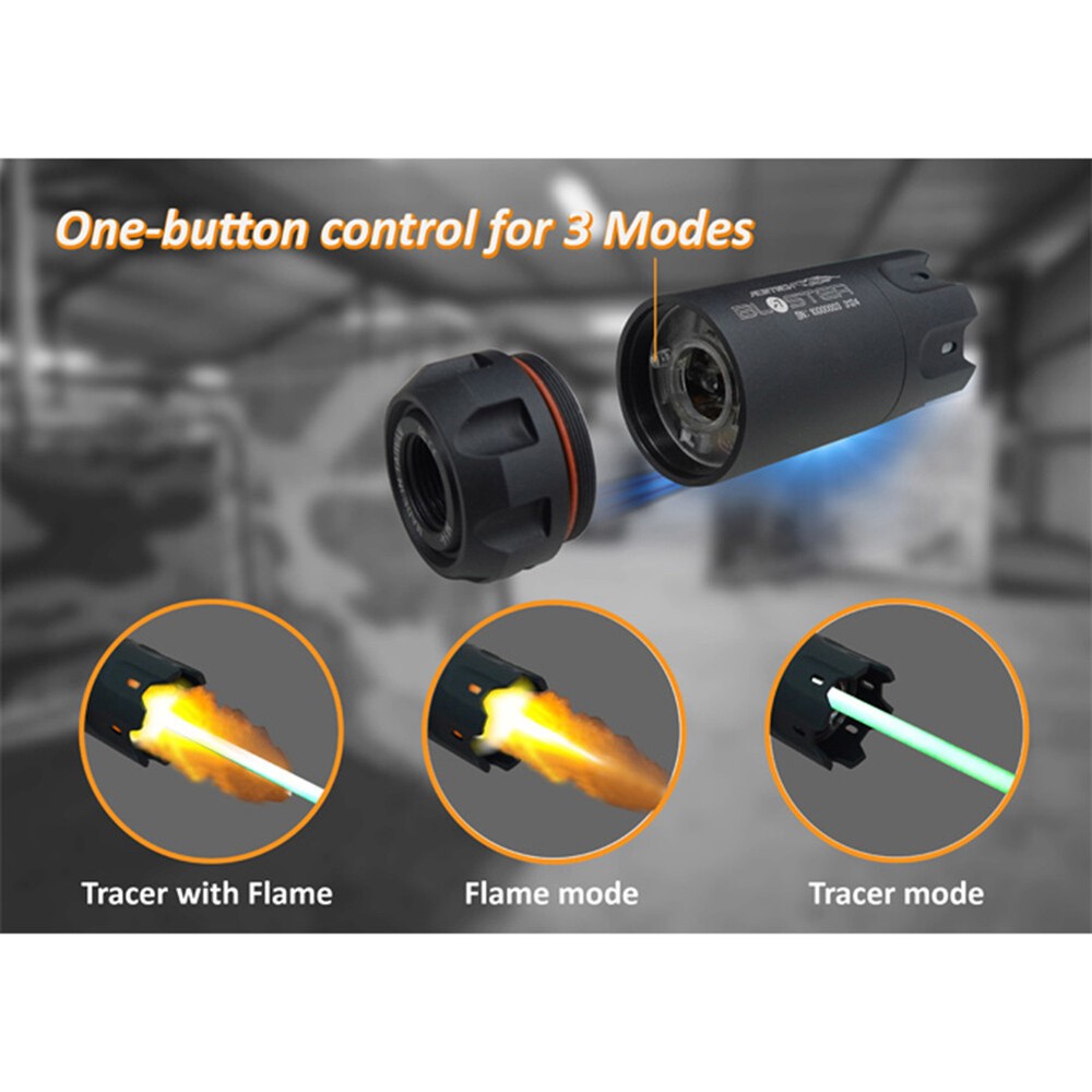 AceTech BLASTER Compact Airsoft Tracer Unit w/ Simulated Flash ACT-BLASTER
