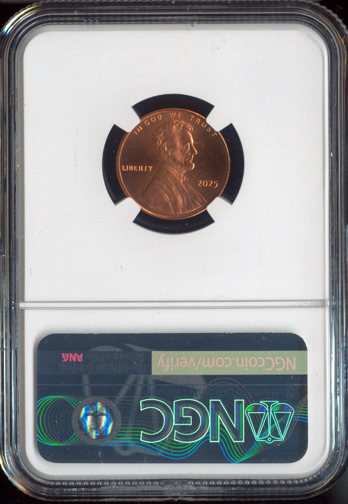 2025 Lincoln Cent NGC MS67 RD Quality