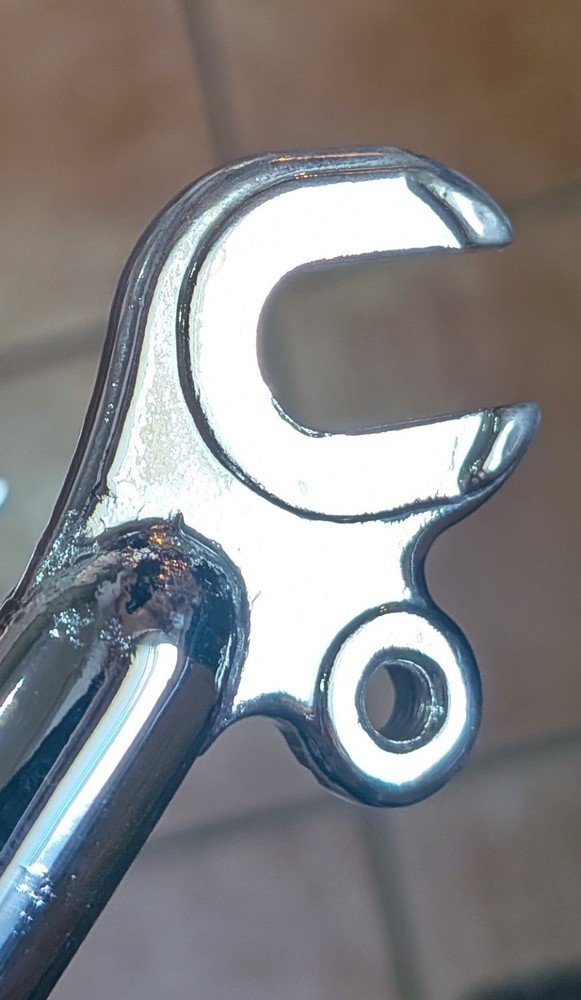 700c Chrome Plated Bicycle Fork with Eyelets