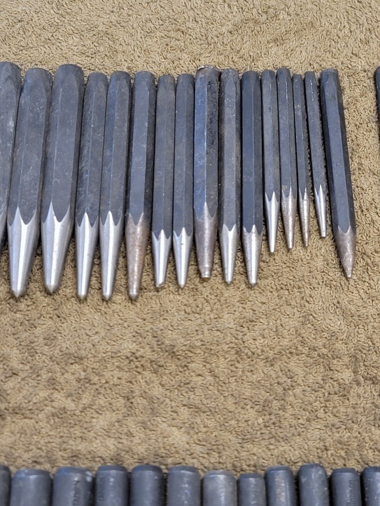 87 Titan Long Short Drift Hole Center Punch Set