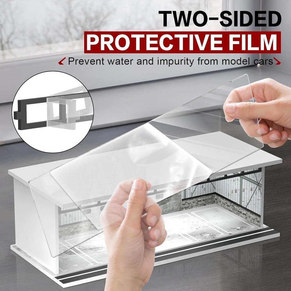 1/64 Scale Car Display Case with LED Light - Ideal Gift for Collectors