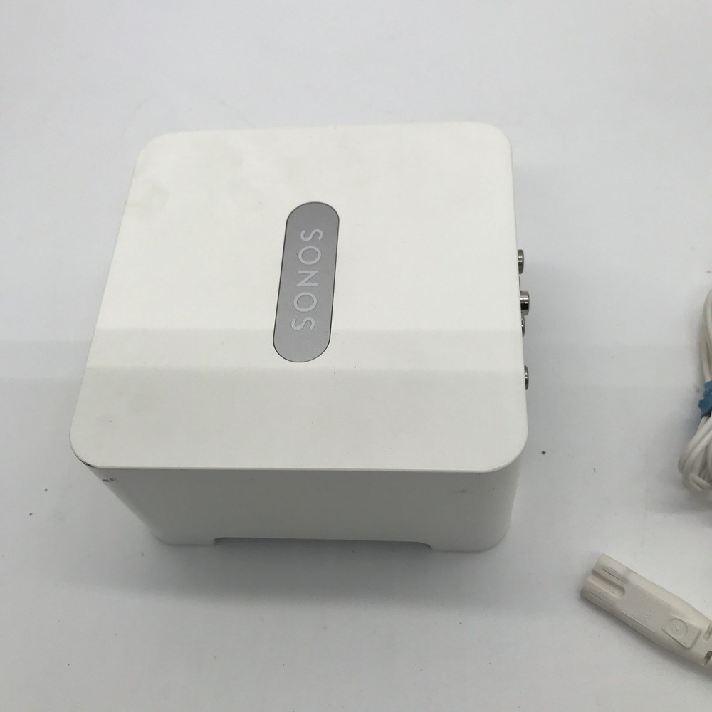 Sonos CONNECT White Audio Component w/ Volume Control, Power & RCA Cables