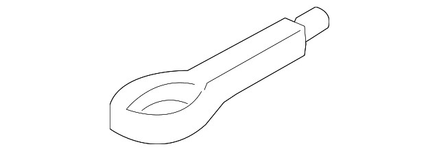 Genuine Nissan Tow Hook 51112-CA00A