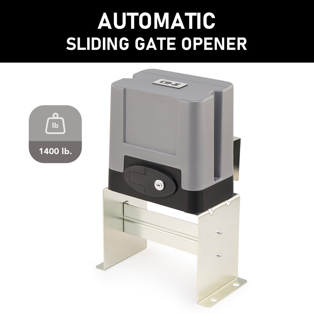 CO-Z Auto Sliding Gate Opener Driveway Remote Control Security System 1400lbs