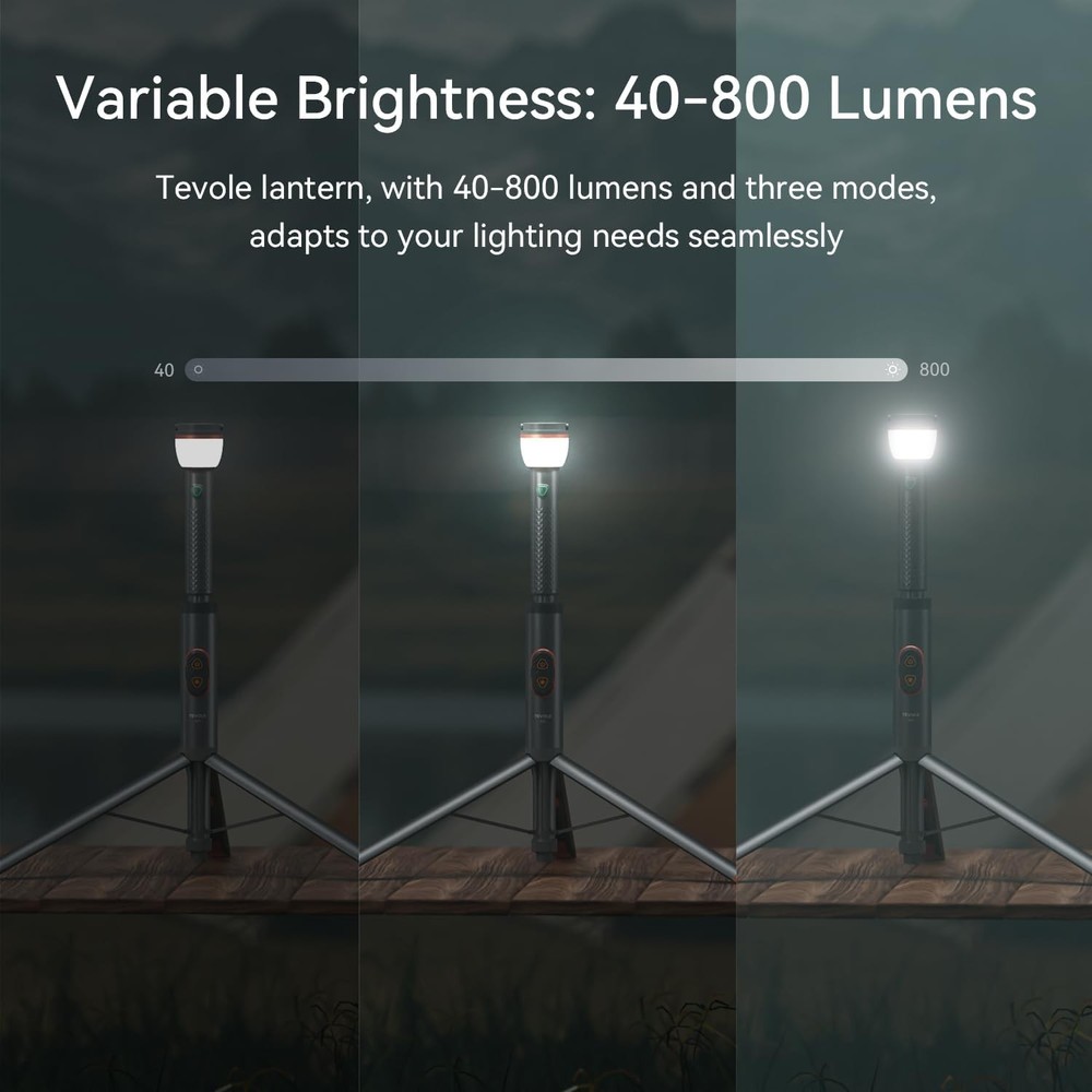 Telescopic Camping Light Collapsible 800 Lumens
