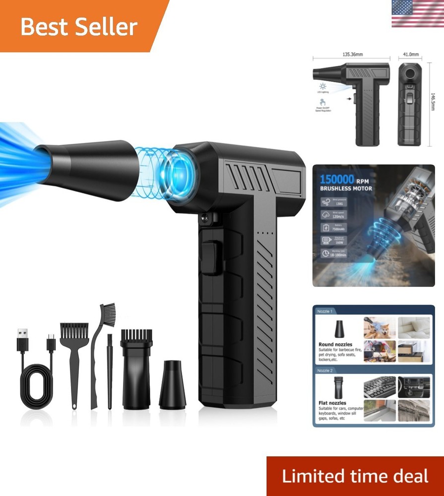 Revolutionary Mini Air Duster: Lightweight, Rechargeable & Multi-Purpose