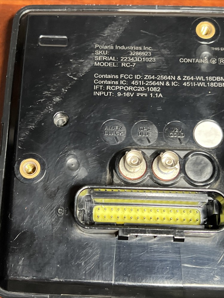 Polaris / Indian Challenger Command Display Screen 7" RC-7 Model