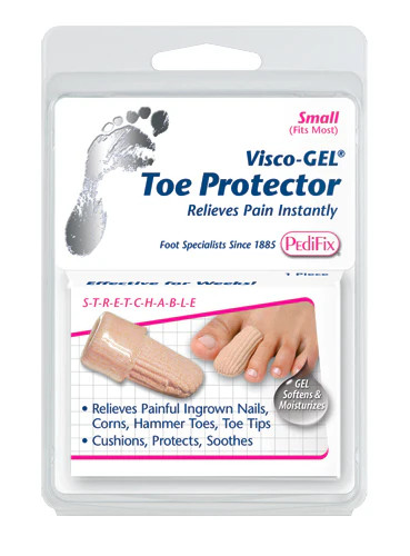 Visco-Gel Toe Protector Cap -Cushion for Corns, Blisters & Ingrown Nails