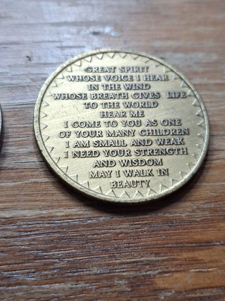 Alcoholics Anonymous Native American Coins