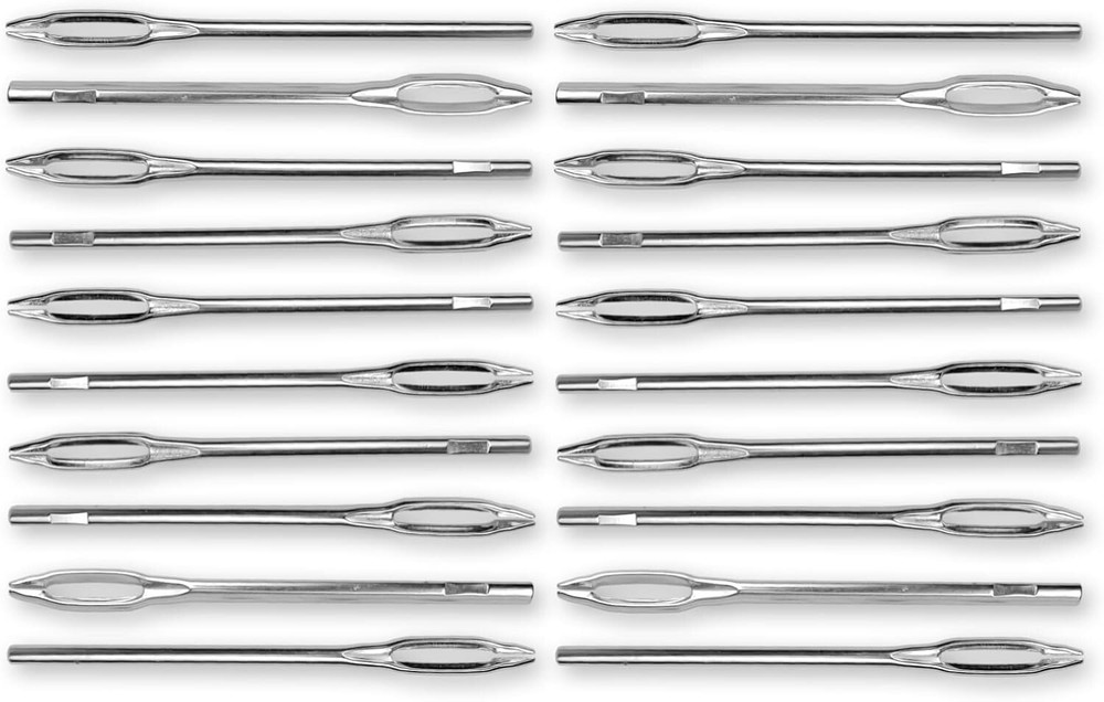 20 Pieces Replacement Split Eye Insertion Needle for Tire Plug Reamer Tool