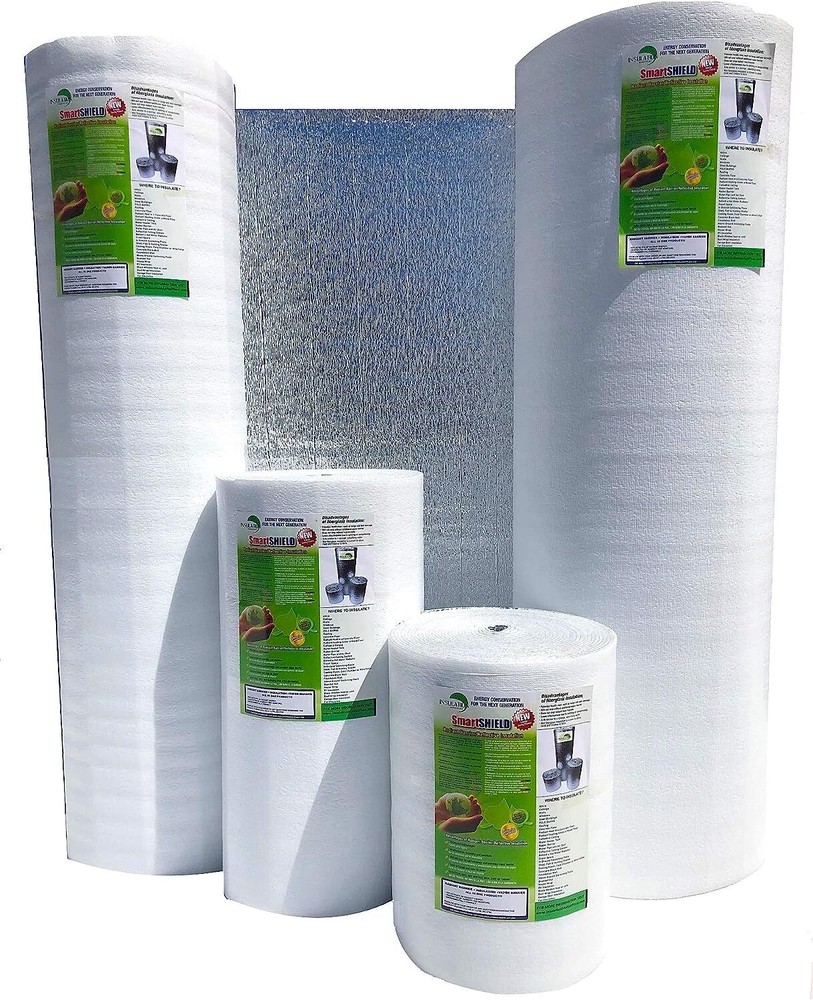 SmartSHIELD -5mm Reflective Insulation roll, Foam Core Radiant Barrier- WHITE