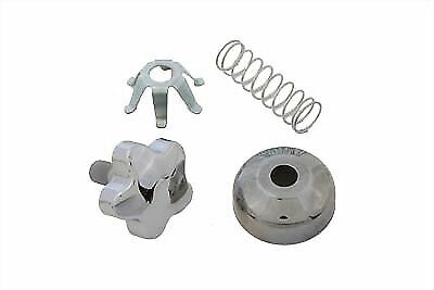 Chrome Fork Steering Damper Knob Kit for Harley Davidson by V-Twin