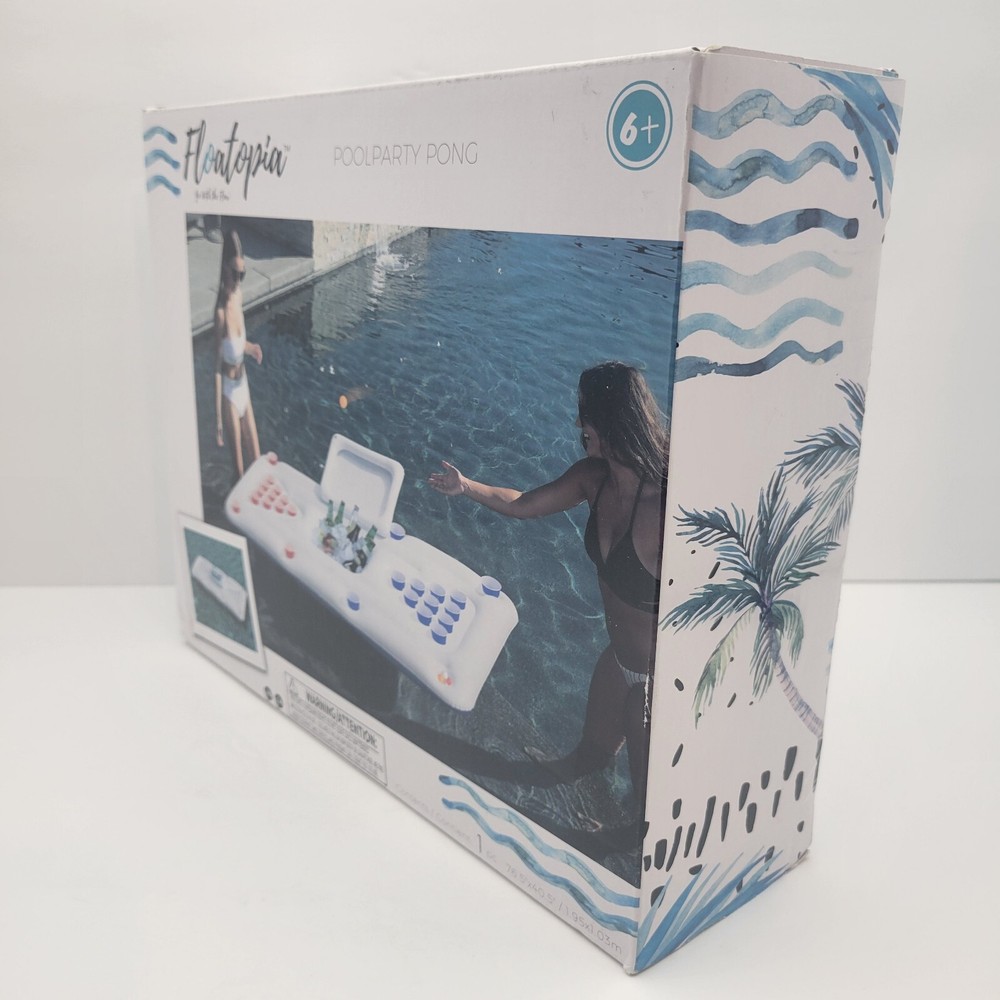 Pool Party Floating Beer Pong Cooler