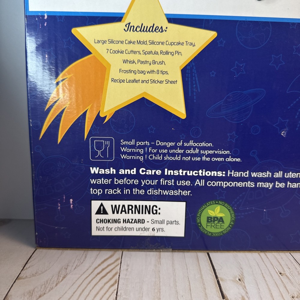 Handstand Kitchen Out This World Baking Set Space Rocket Planet Cutter