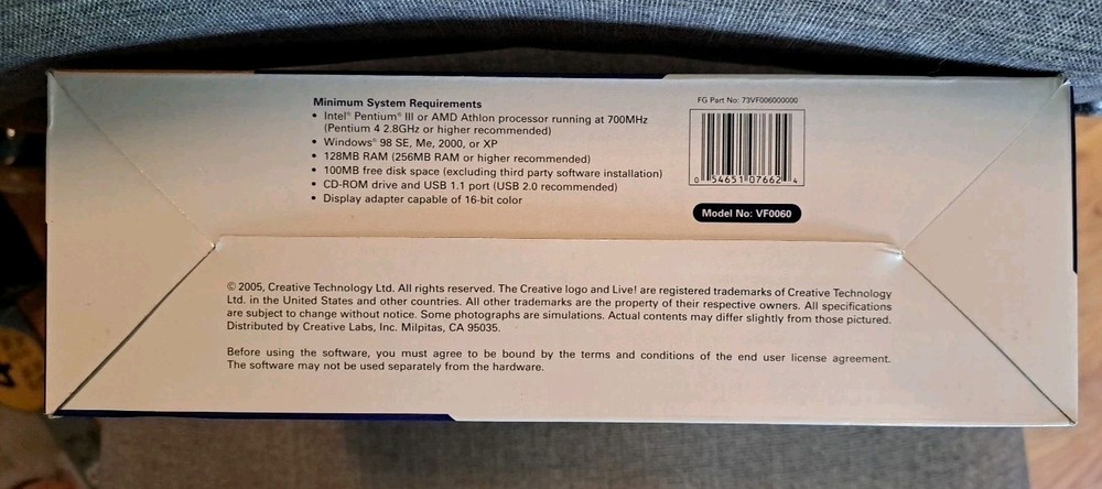 CREATIVE Live! Ultra Wide Angle Web Cam W/ Headset