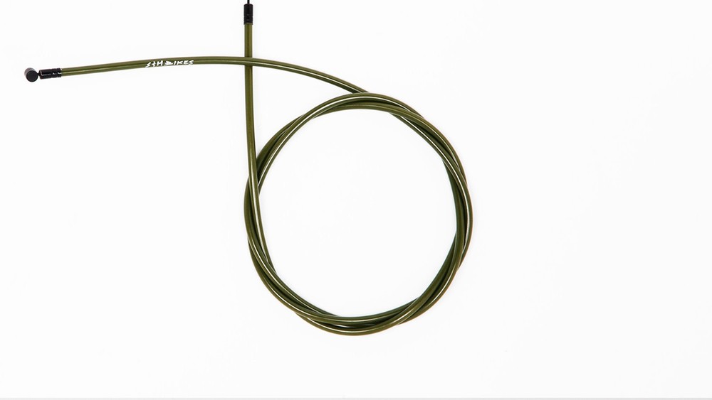 S&M Bikes linear brake cable 55" long ARMY GREEN