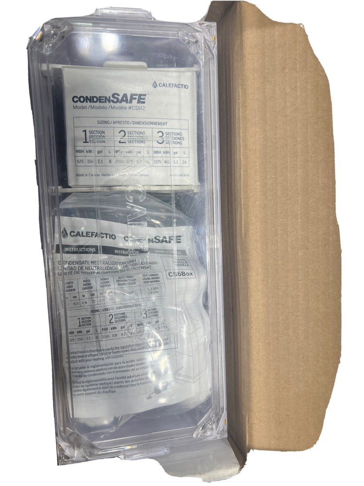 Calefactio CS6 - CondenSAFE&trade; Condensate Neutralizer