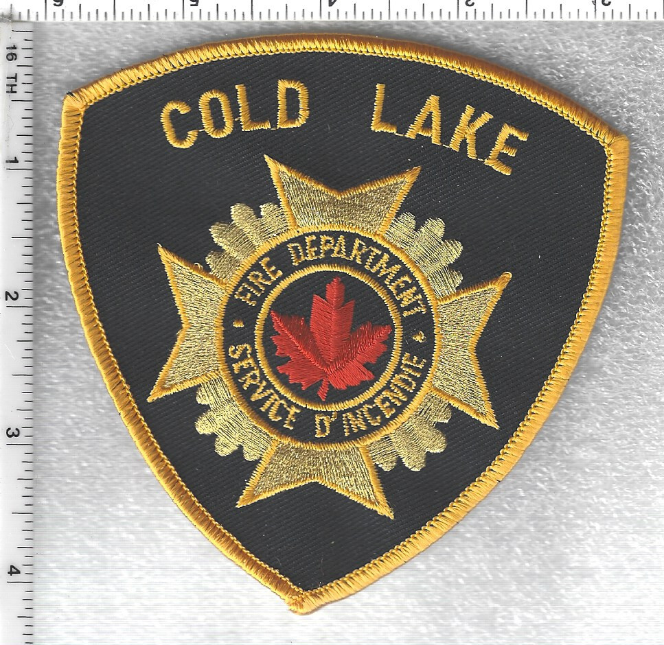 Cold Lake Fire Department  (Alberta, Canada)  Yellow Shoulder Patch