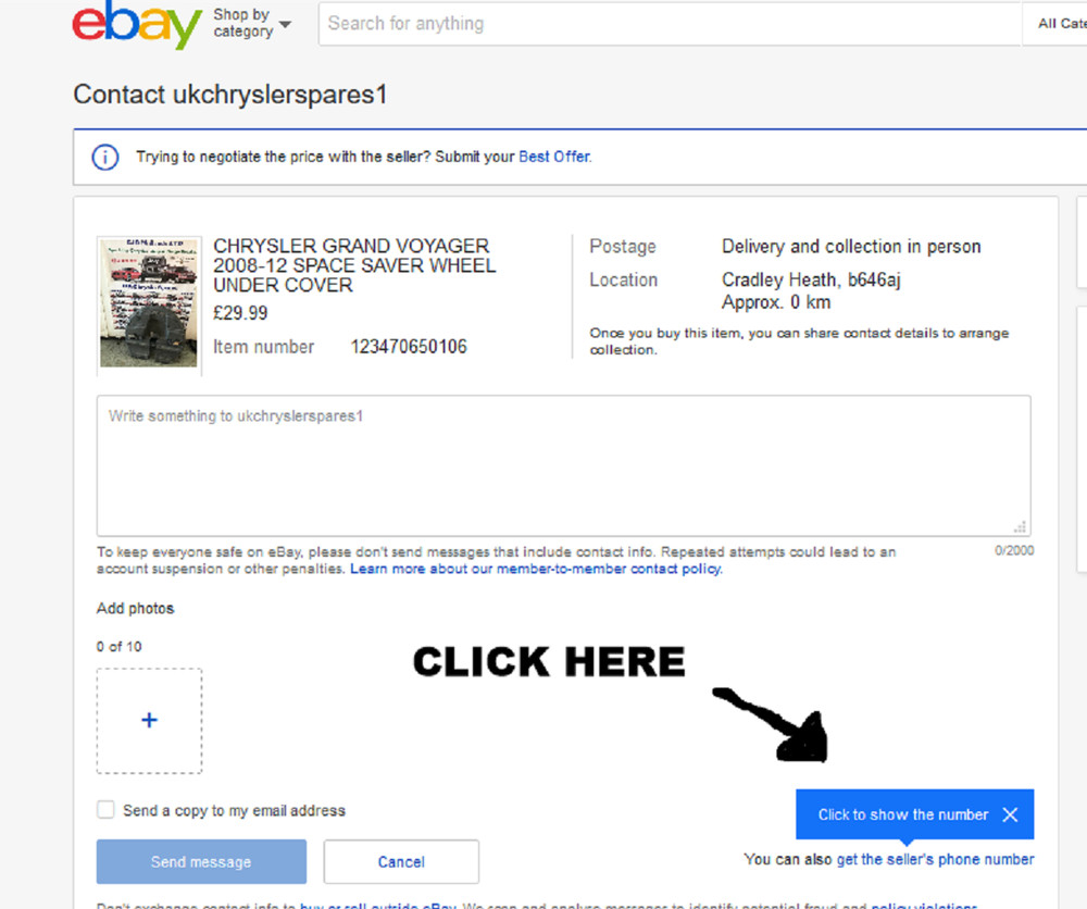 MG MG3 Warning Triangle 2013-2018