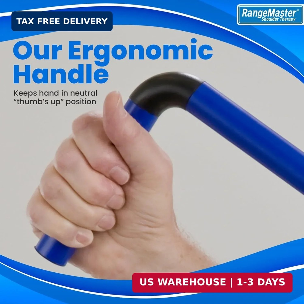 RangeMaster ShoulderWand Therapy Stretching Tool│Collapsible Stretching Bar │Phy