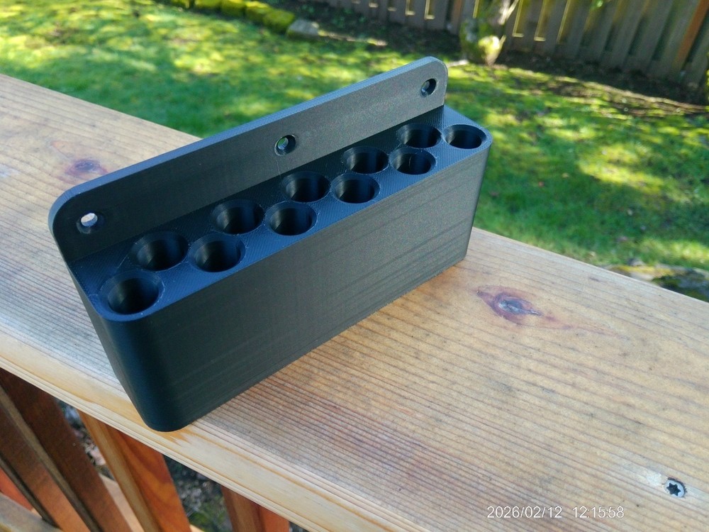 3-D Printed Small Tool (13mm) Holder