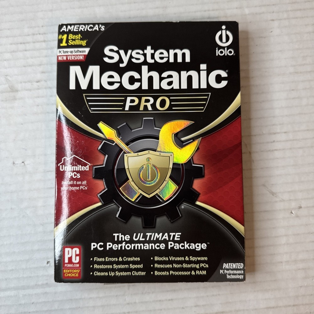 iolo System Mechanic Pro PC Tune Up Software 2011
