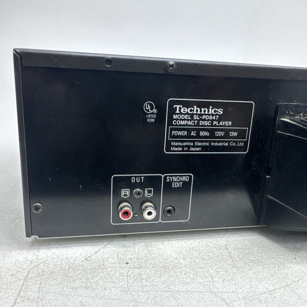 Technics SL-PD847 5-Disc CD Changer MASH Digital Servo System – Tested Works!
