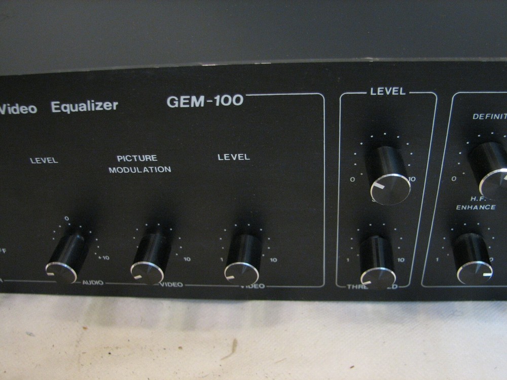 Vintage Superex Video Equalizer Gem-100 AV GEM100